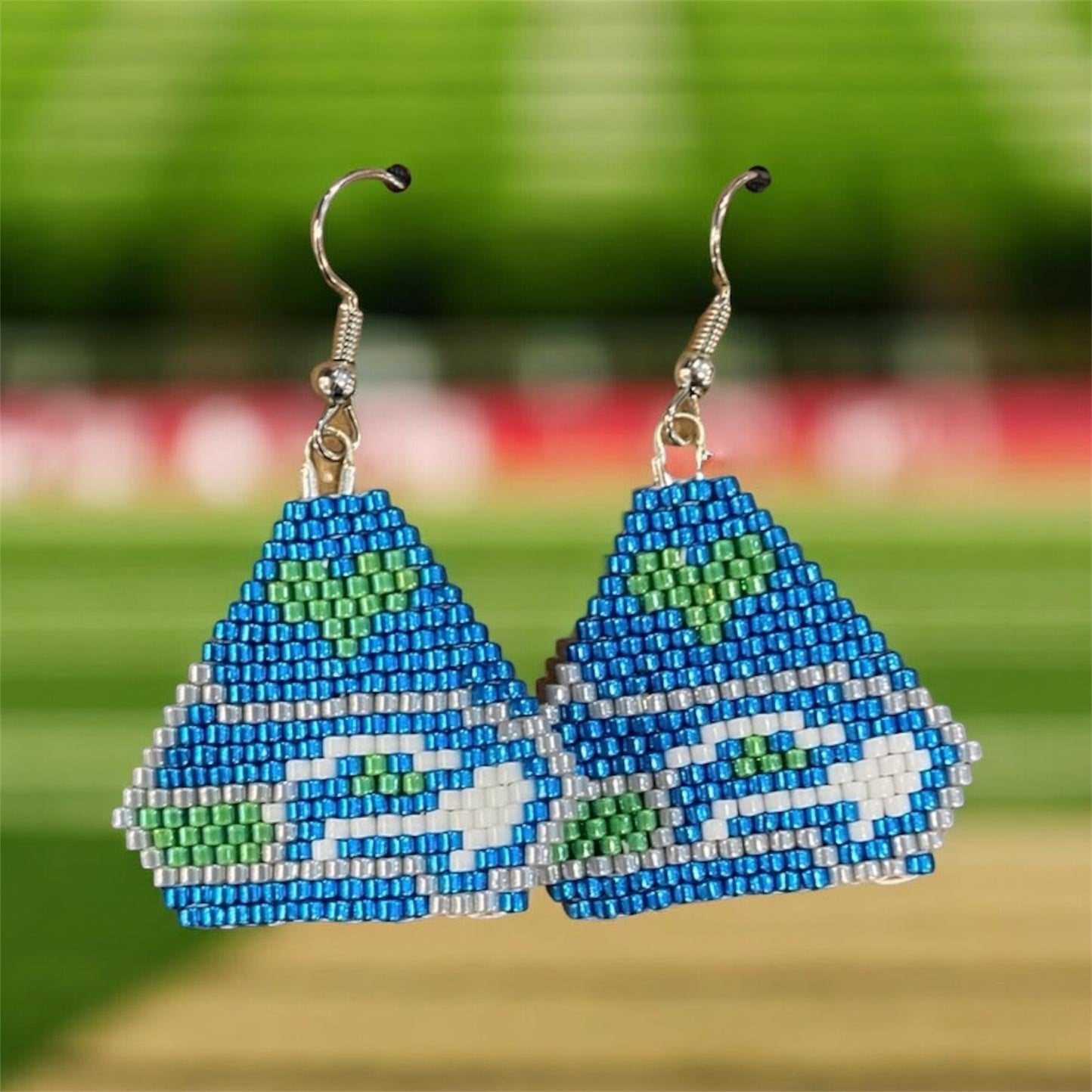 Seattle Seahawk Earrings