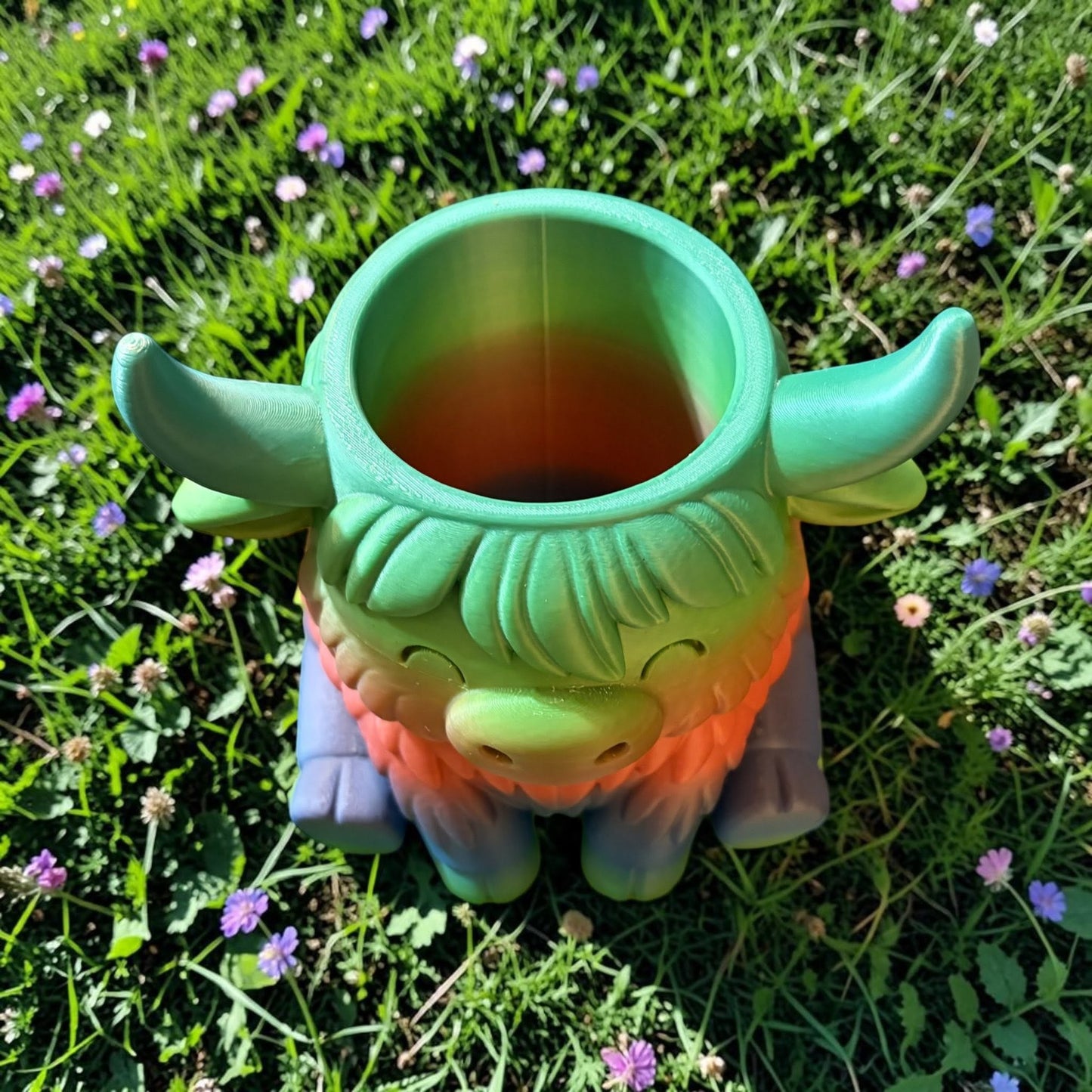 Highland Cow Planter
