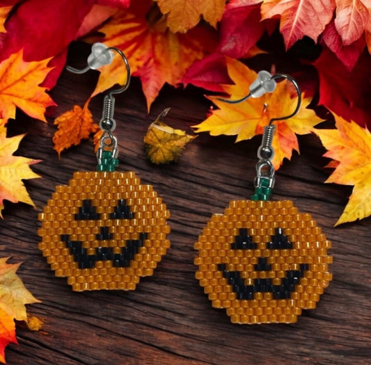 Pumpkin Earrings